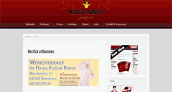 Desktop Screenshot of marcoporta.com